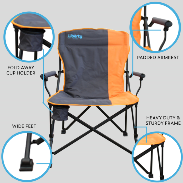 Liberty Raptor Folding Chair Camper Life Caravan Motorhome