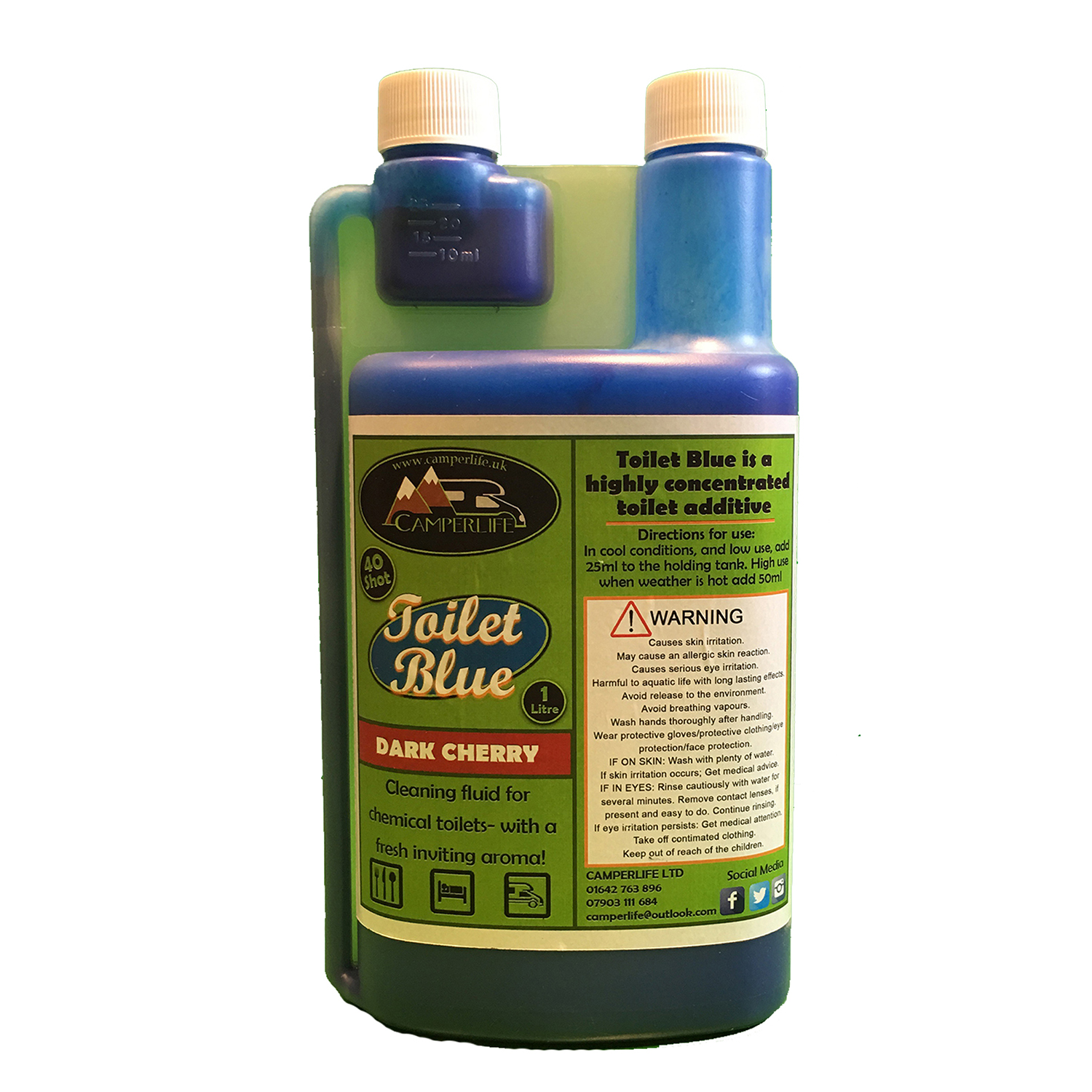 Dark Cherry - Multi Scented Toilet Blue