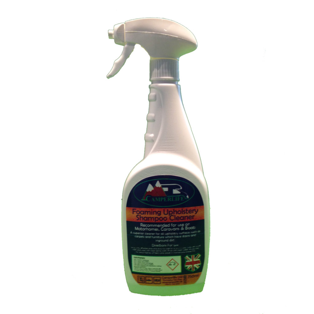 Foaming Upholstery Shampoo Cleaner – Camper Life – Caravan & Motorhome ...