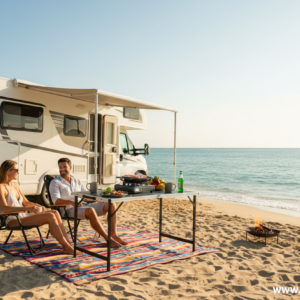 Alternative view of Double Alu Top Camping Table (120x60cm)