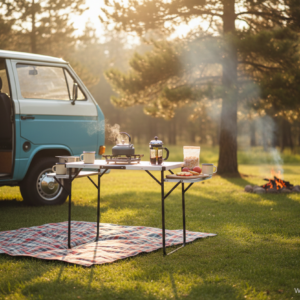 Alternative view of The Alu Top Hybrid: Large Family Table with Integrated Side Wings