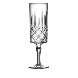 The Adventure Flute: Elegant 7oz Crystal Champagne Glass for the Great Outdoors