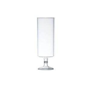 The Stacking Elite: Ultra-Thin 7oz Flute Glass