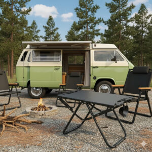 Alternative view of Heavy-Duty Carbon Steel Folding Camping Table