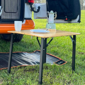 Alternative view of Bamboo Camping Table 4 Folding 65cm x 50cm